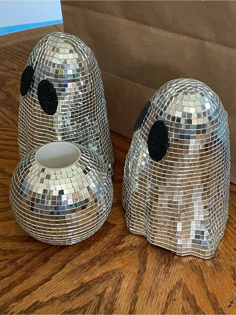 Silver Disco Ghost Party Decor Set - Home Party Supplies